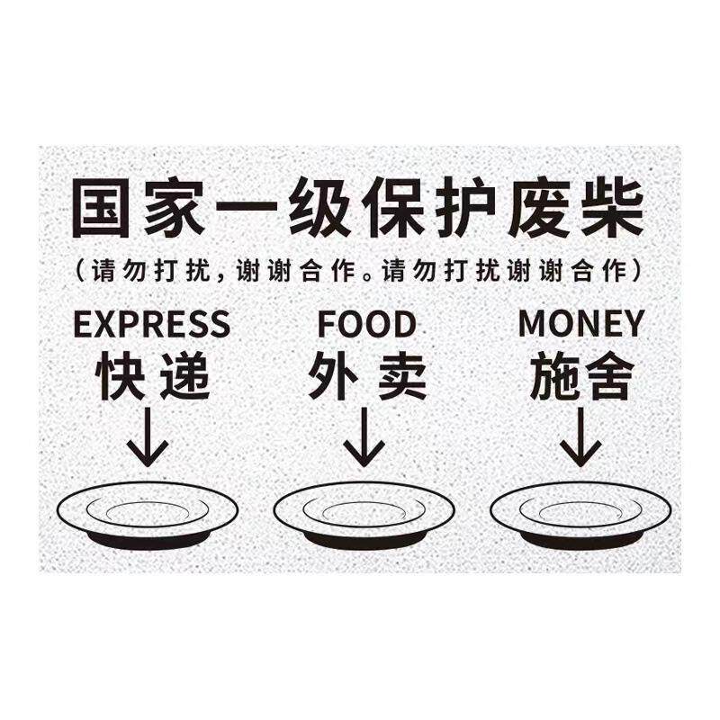 极速外送放这里入k户门PVC丝圈地垫防滑耐磨刮沙除泥家用进门脚垫