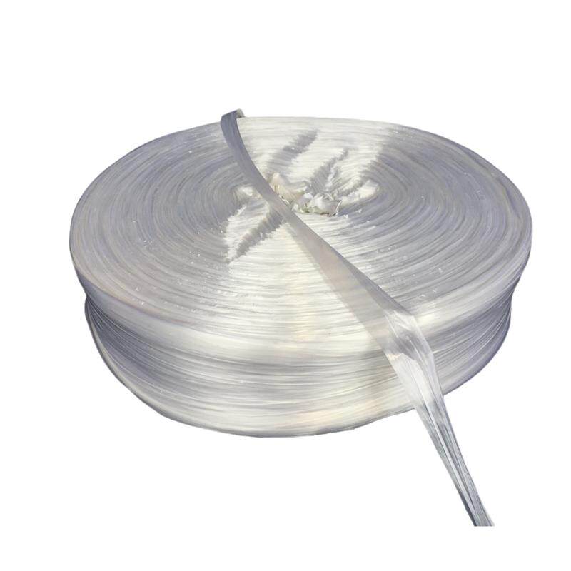 新品鹦皇白色透明捆扎绳封口布绳B包装红打包绳子玻璃绳捆绑草绳