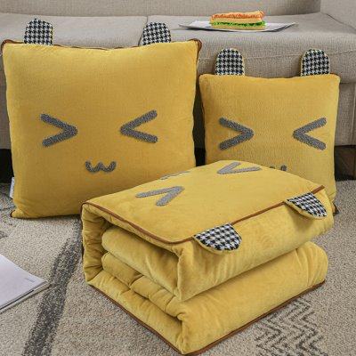 极速抱枕被子两用珊瑚绒车载冬季办公室午睡毛毯枕头X被二合一车,居家布艺,抱枕被,淘宝优惠券,粉丝福利购,淘宝优惠卷