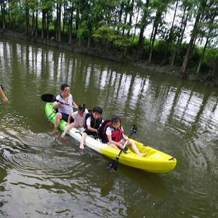 极速厂家橡皮艇冲锋舟桨可拆卸铝合金H船桨划桨塑料手摇双桨一装