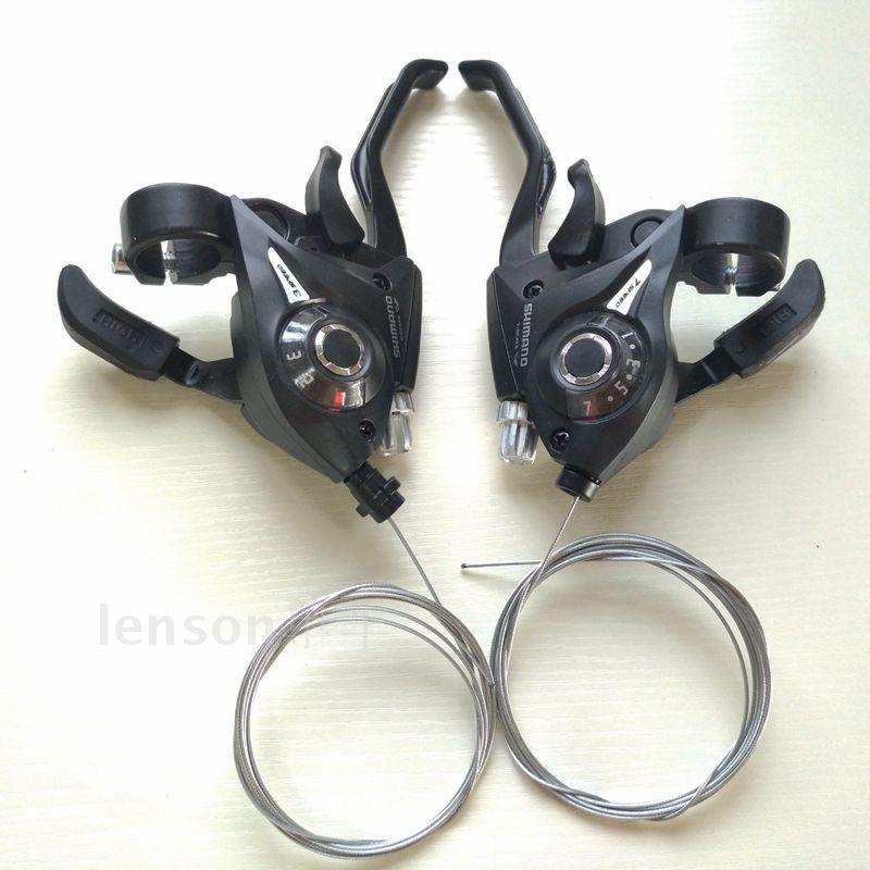 极速山地自c行车7速8速21速24速指拨变速器单左手右手连体指拨带