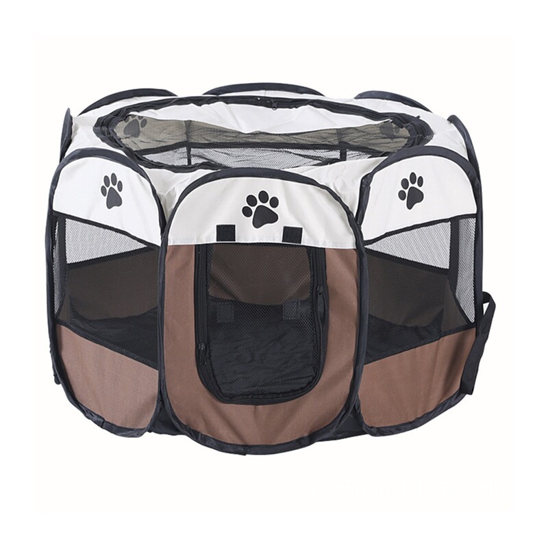 极速厂家2023新款折叠猫咪产房窝围G栏宠物八角笼狗窝透明狗笼子