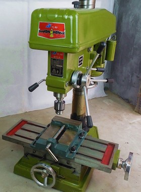 极速全新金属台式钻铣床ZXJ703x2 220V 1.1KW单轴铜线螺旋式升降