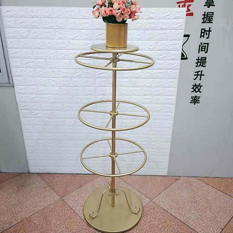 新品新款铁艺落地旋转内衣内裤架子展示架中岛R架圆形文胸货架短