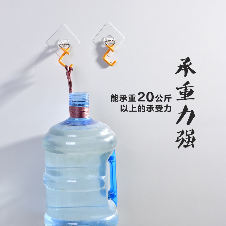 卫生间免打孔扫把夹拖把挂钩门后无痕强力浴室多功能收纳置物架