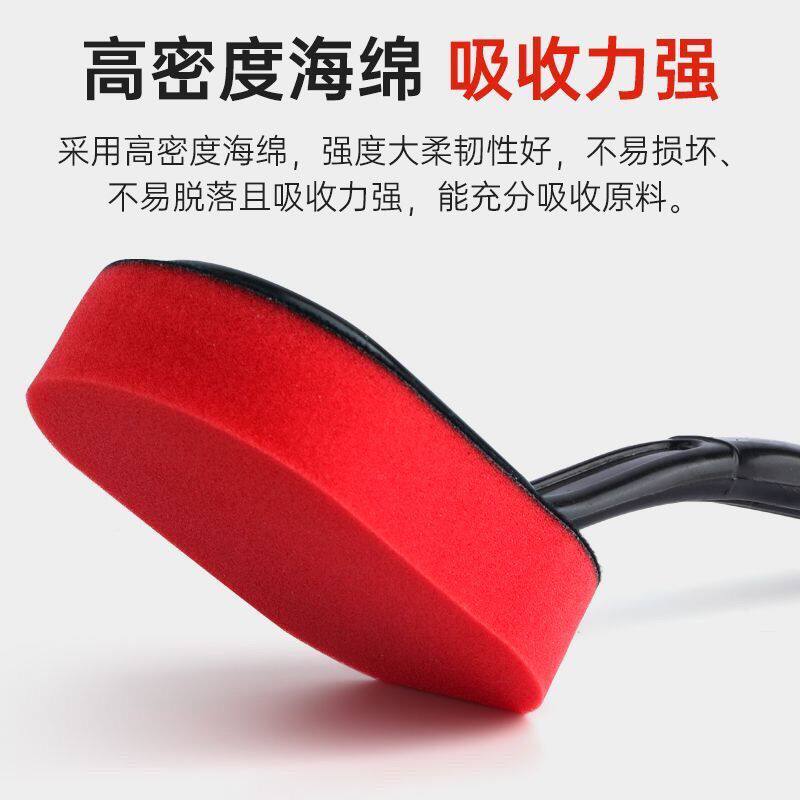 汽车美容轮胎轮毂清洁刷多功能内饰打蜡海绵上光清洗刷子