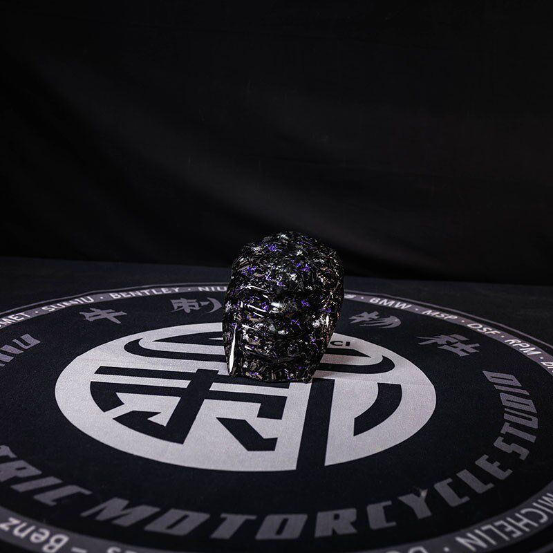 小牛UB/UQhI+/m+/NQI九号改装锻造紫银箔碳纤维后挡泥板后盾挡泥