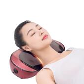 按摩颈椎腰部器多功能家用背部A全身靠垫枕揉捏电动颈部枕头肩部