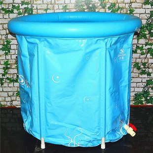 大号折叠浴g桶成人泡澡桶塑料沐浴桶80 80cm