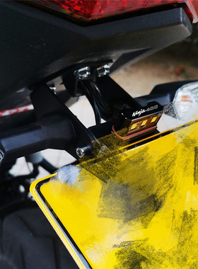 忍者400 NINJA4n00 Z400 18-22改装短尾车牌架折叠牌照架后车牌架