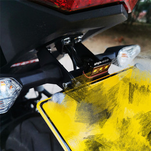 忍者400 NINJA4n00 Z400 18-22改装短尾车牌架折叠牌照架后车牌架