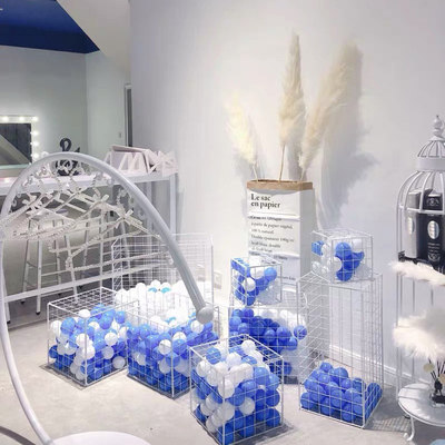 网红婚庆道具方框铁艺网格布置路引服装店橱窗展厅海洋球装饰网格,节庆用品/礼品,节日装扮用品,淘宝优惠券,粉丝福利购,淘宝优惠卷