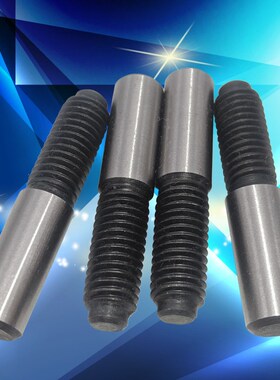 GB881螺尾锥销热处理磨光锥销硬度38-46 外螺纹锥销淬火 20