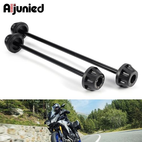 适用雅马哈MT07 XSqR700前后轮防摔球前后轮轴防摔胶保护胶改装件