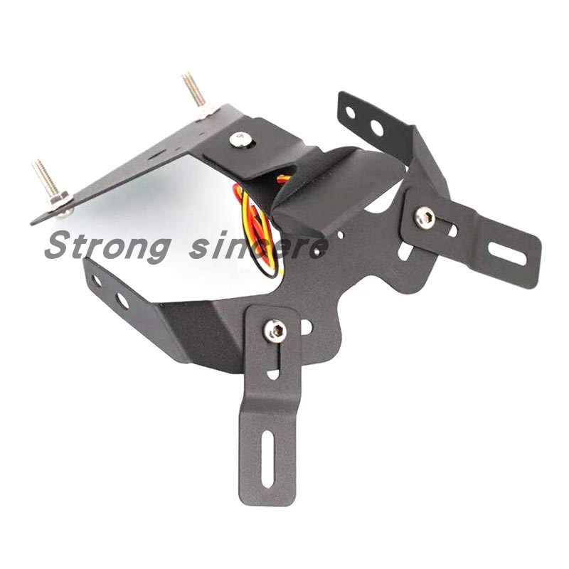 适用阿普利亚GPR150 GPR250 RS4 125K 改装车牌架 后牌照 短尾牌