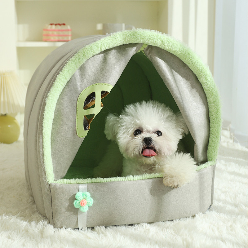 宠物狗狗帐篷猫窝冬季保暖宠物床封闭式小猫四季S通用房子猫屋用