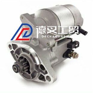 丰田叉车配件7FG\8FG\15r-30 4Y\5K起动机启动马达28100-20553-71