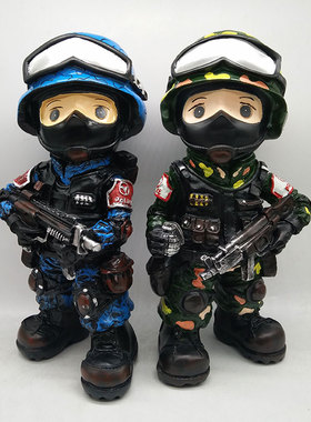 八一建军节礼物j品特种兵大摆件创意送男朋友战友退伍军人纪念品