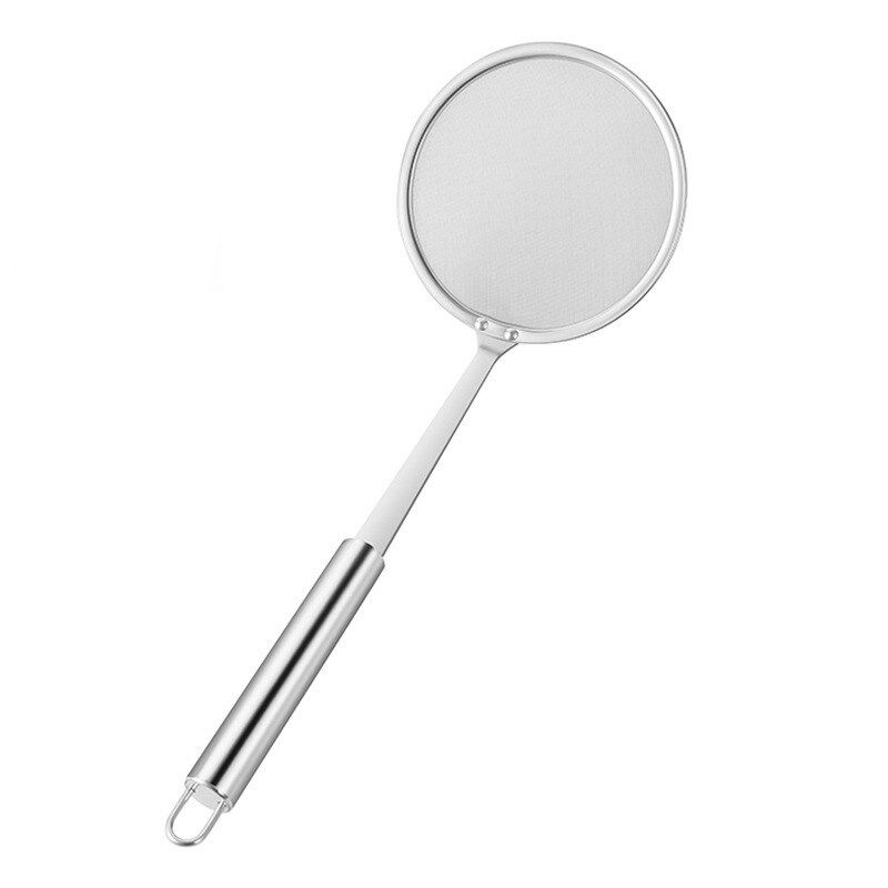 漏勺过滤网筛304不n锈钢100目超细密家用厨房撇油勺细网打沫漏网C