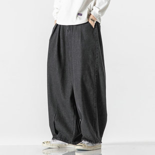 极速Denim Harem Pants Mens Joggers SwIeatpants Japanese Se