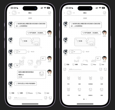 《已老实求放过》双气泡版本ios定制v主题ThemePro封包主题