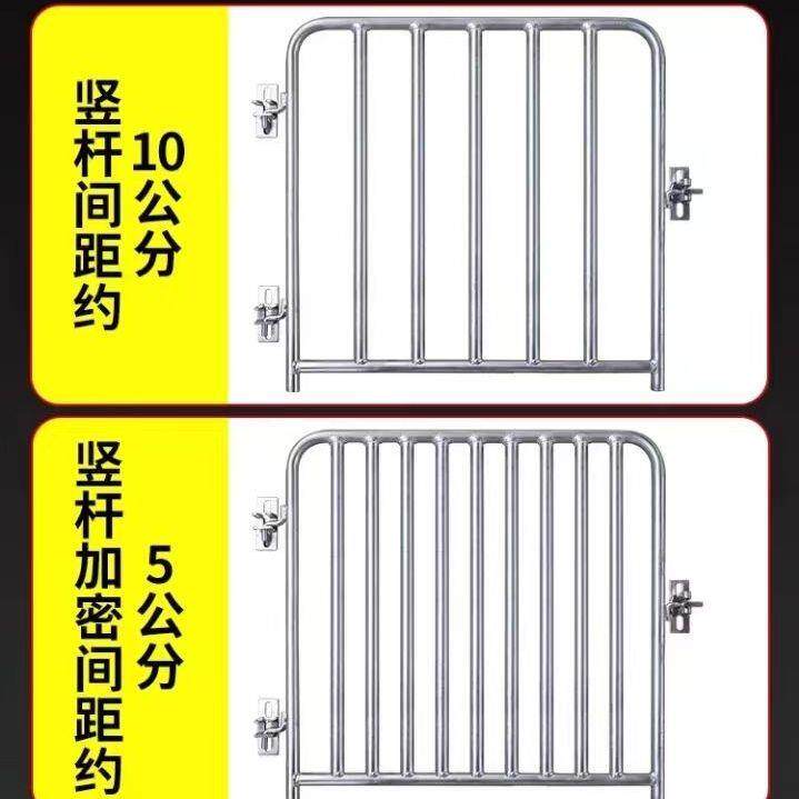 加厚猪圈门围栏镀锌围栏猪舍门产床限位栏养殖场用猪圈门自动扣
