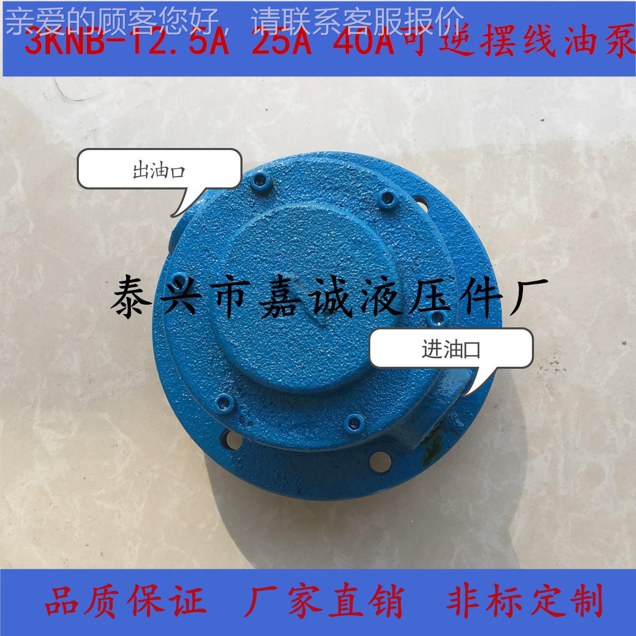 3KNB-12.5A 3KNB-25A 3KNB-40A可逆式摆线齿轮泵 双向润滑油泵