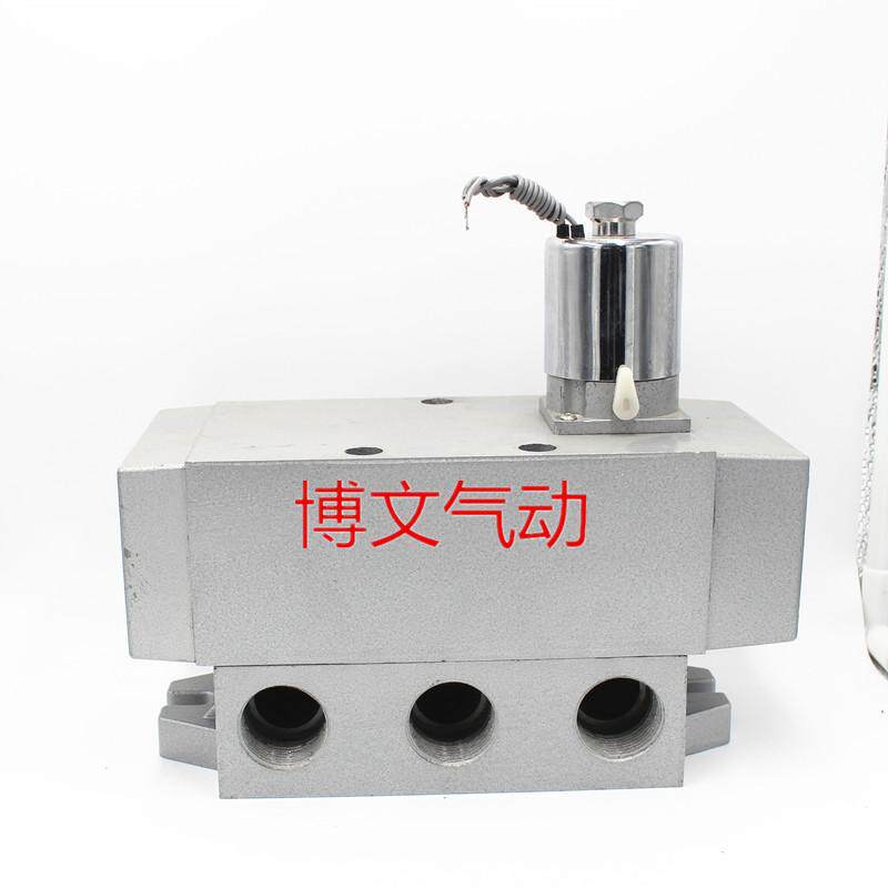 浙博文济南型电磁阀K25D-40二位五通电控滑阀 DN40 1.5寸K25DH-40