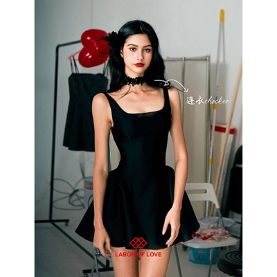 LaborofLove复古公主小黑裙