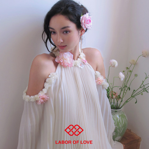 LaborofLove纯欲浪漫花朵上衣