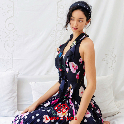 LaborofLove法式浪漫吊带半裙