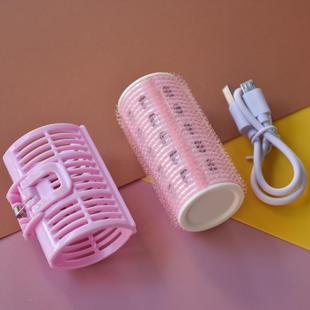 空气刘海卷发筒加热卷发神器USB充电前额刘海卷发棒发根蓬松定型