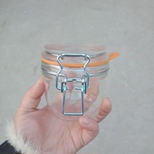 125ml200ml真空罐法国鹅肝酱瓶罐蟹黄油密封罐不锈钢卡扣玻璃瓶罐