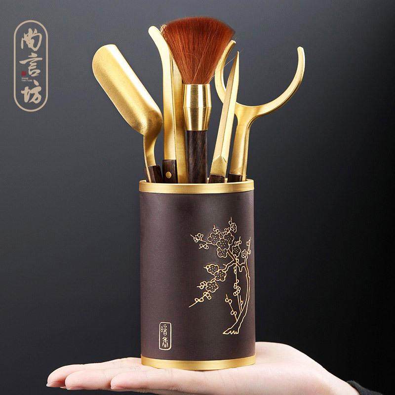茶道六君子茶具配件用品套装大全泡茶工具黑檀木养壶笔刀茶勺茶艺,餐饮具,茶道/零配,淘宝优惠券,粉丝福利购,淘宝优惠卷