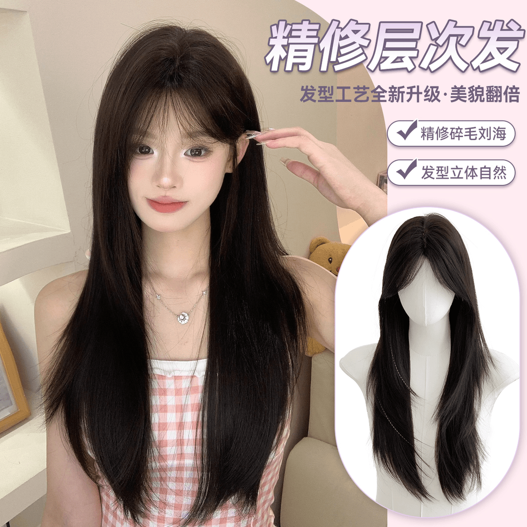 【告白气球】崽崽假发女长直发自然气质网红日常甜美氛围中分全头