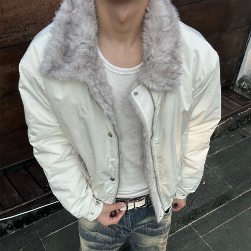 复古座山雕保暖加厚棉衣棉服