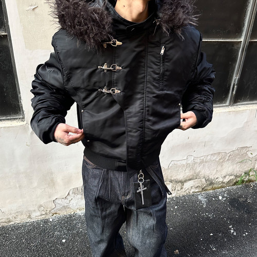 MAISTEP龙虾扣飞机扣棉服外套