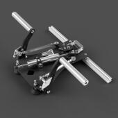 全金属 傻舵 飞行脚舵 阻尼方向舵 霍尔传感器 多角度可调