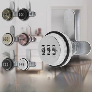 双开柜门密码锁工具箱橱柜锁衣柜木门机械柜门锁室外鞋柜对开门锁