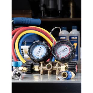 汽车空调制冷剂表氟化物表R134A制冷剂压力表液体双表阀氟化物工