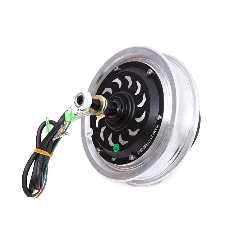 新澳玛 10寸无刷轮毂电机24V36V48V350W电动滑板车电机鼓煞碟煞