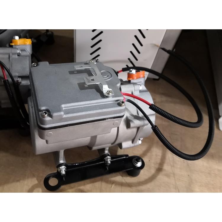 24V驻车空调压缩机变频汽车电动空调一体机改装泵带控制器800W