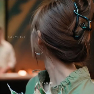 许我耀眼赵露思许妍同款 超大号爱心发夹日常百搭轻便发抓头饰发饰