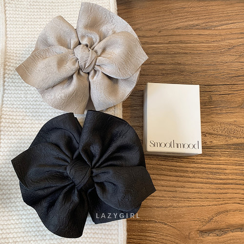 欧尼日常~蝴蝶结精致发抓立体新