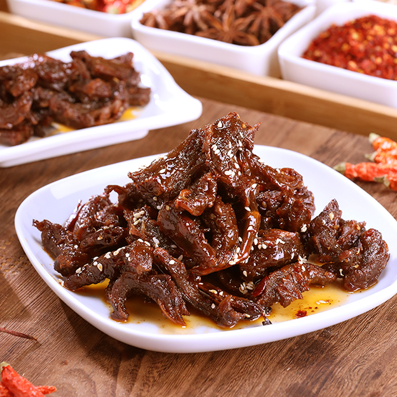 饿手货充氮锁鲜手撕鸭碎碎鸭零食湖南特产卤味香辣即食网红小吃