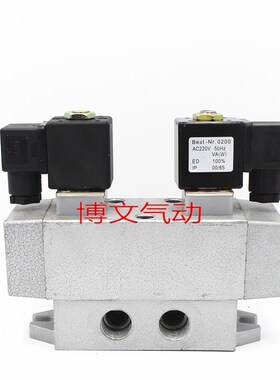 Q24DH2-10 Q24HD2-10 Q24H2D-10二Q位四通双电控换向电磁阀