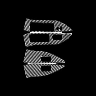 碳纤维升窗按键面板装 森林人内饰改装 饰车贴 19款 适用于斯巴鲁13j