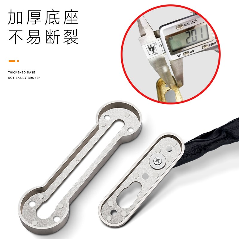 宾馆防盗炼门锁卡扣加q厚加粗安全锁门扣门栓锁不锈钢酒店门安全