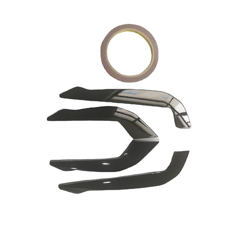 适用福克斯两厢三厢ST-Lline 19-21HMD风刀前保险杠饰条亮黑碳纹