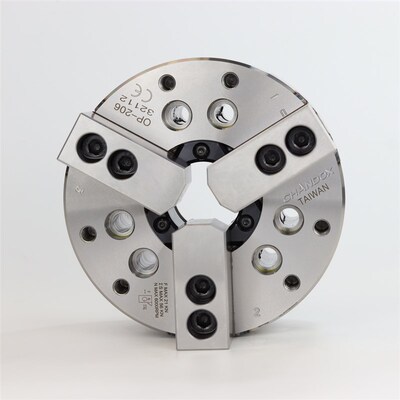 CHANDOX台湾千岛中空三爪液压卡x盘OP-206208油压夹头6 8寸10 12